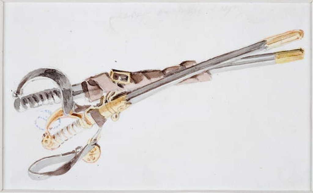 Detail of Two Swords by John Wilson Carmichael