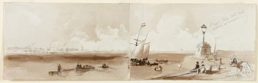 Detail of Liverpool by John Wilson Carmichael