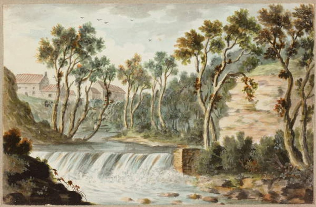 Detail of Northumberland Scene by William Beilby