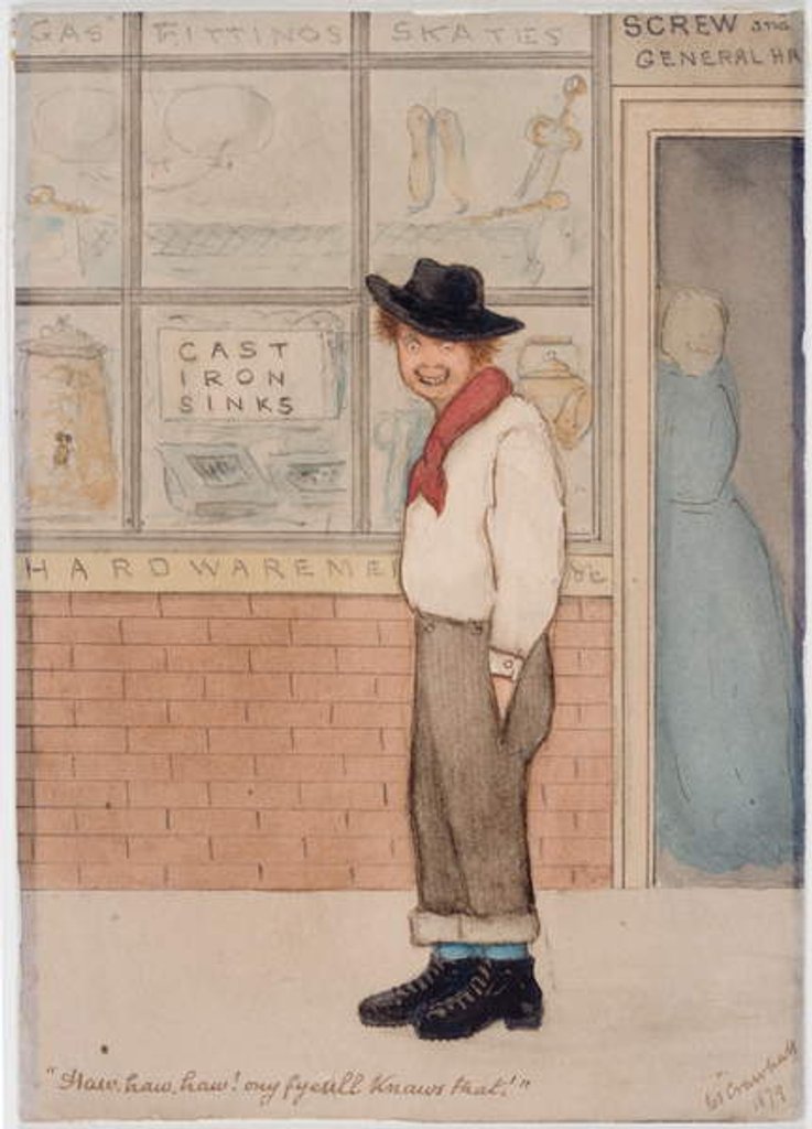 Detail of Hardware Shop Front by Joseph Crawhall