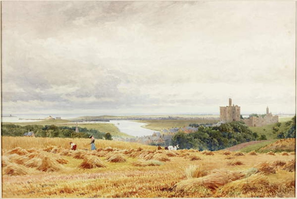 Detail of Warkworth Castle by Harold Palmer