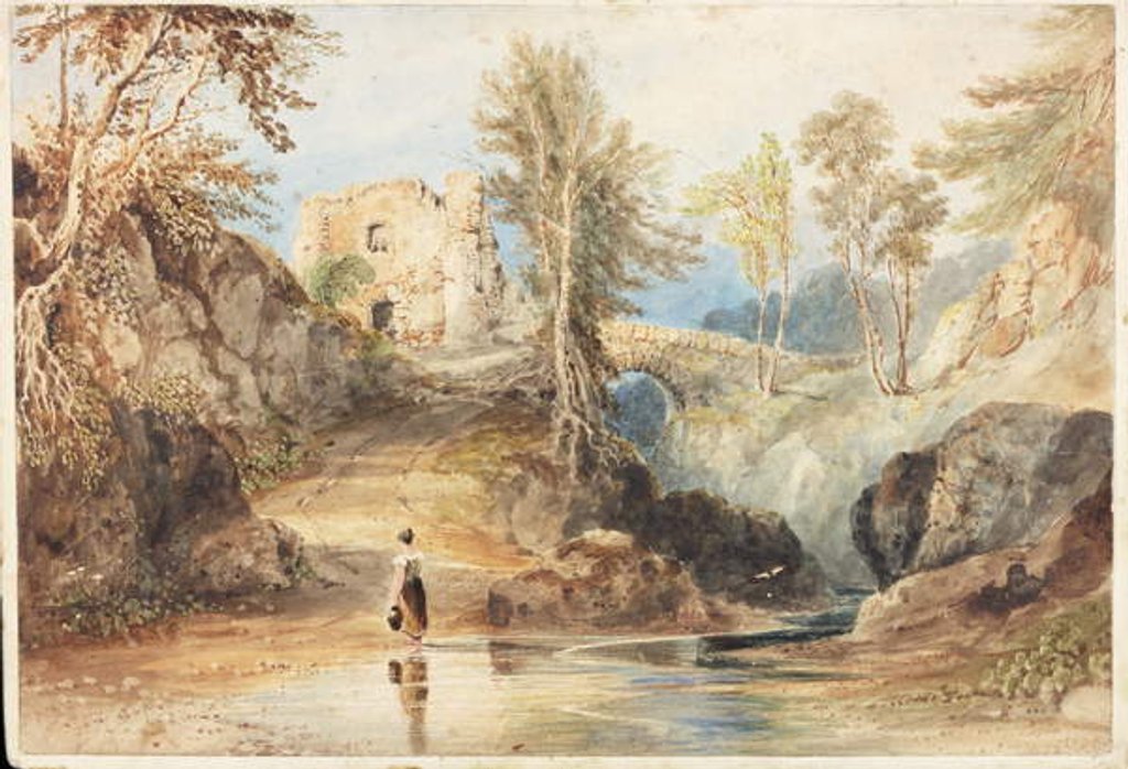 Detail of Saltwell Dene, Saltwell Park by Thomas Miles Richardson