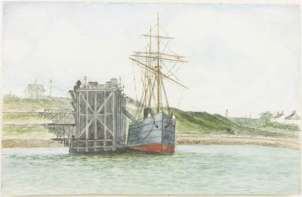 Detail of Albert Edward Docks. The S.S. Willkarnman by James Henry Cleet