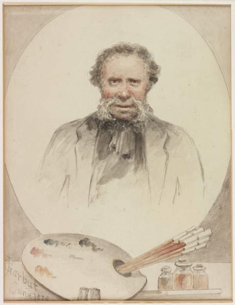 Detail of Self Portrait by Joseph 'Putty' Garbut