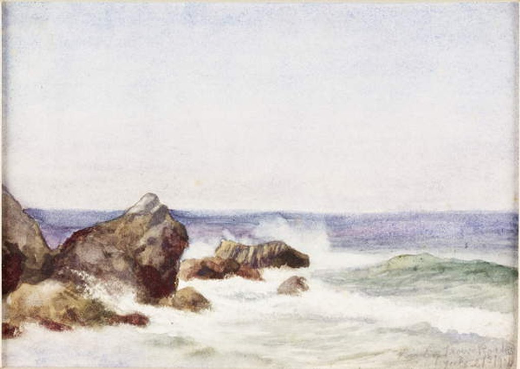 Detail of Trow Rocks by James Miller Brown