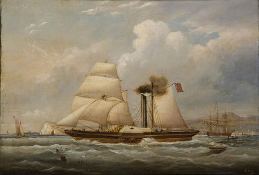 Detail of The paddle-tug Henry Wright by John Scott