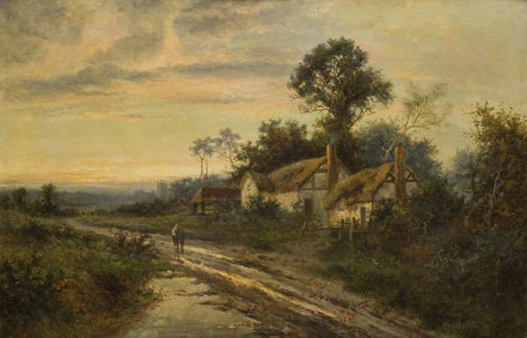 Detail of Twilight by Charles Leader