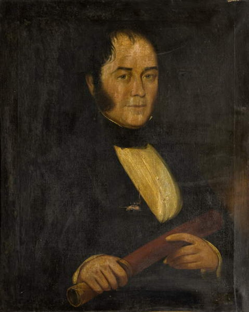 Detail of Portrait of a Man by Unknown Artist