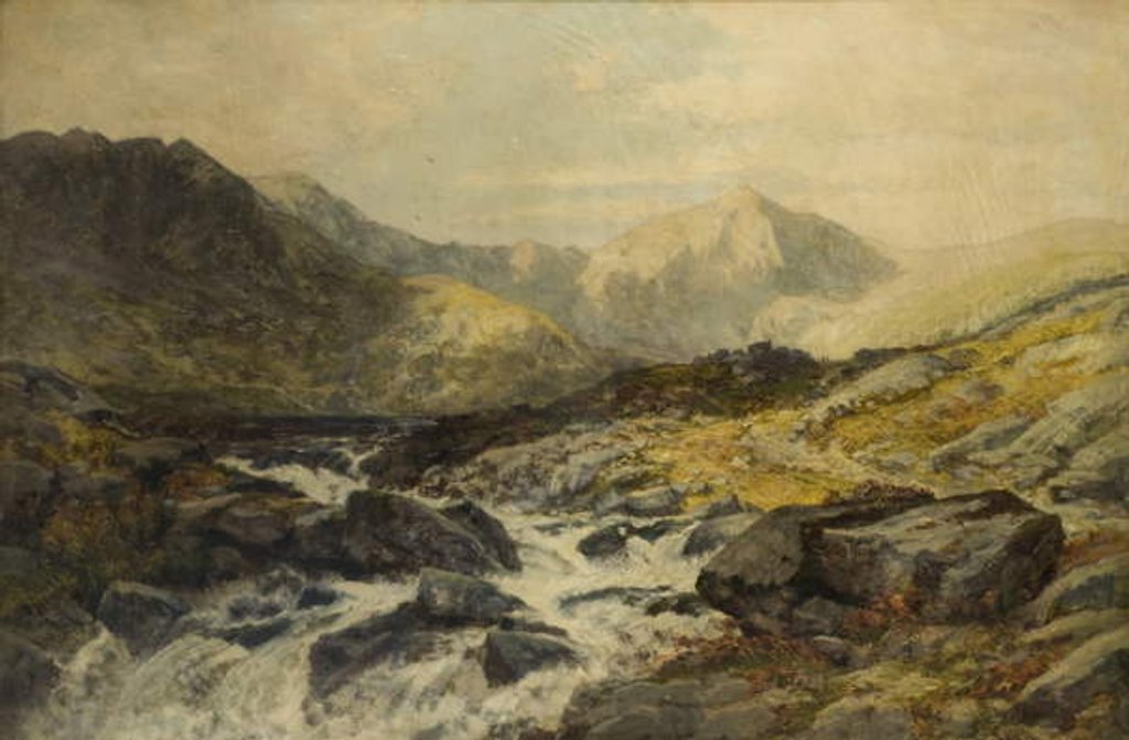 Detail of The Glaslyn Stream by Edwin Pettitt