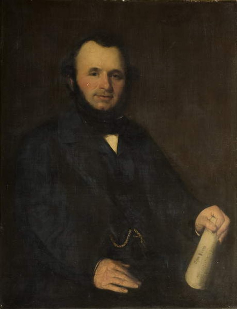 Detail of Portrait of James Cochran Stevenson by English School