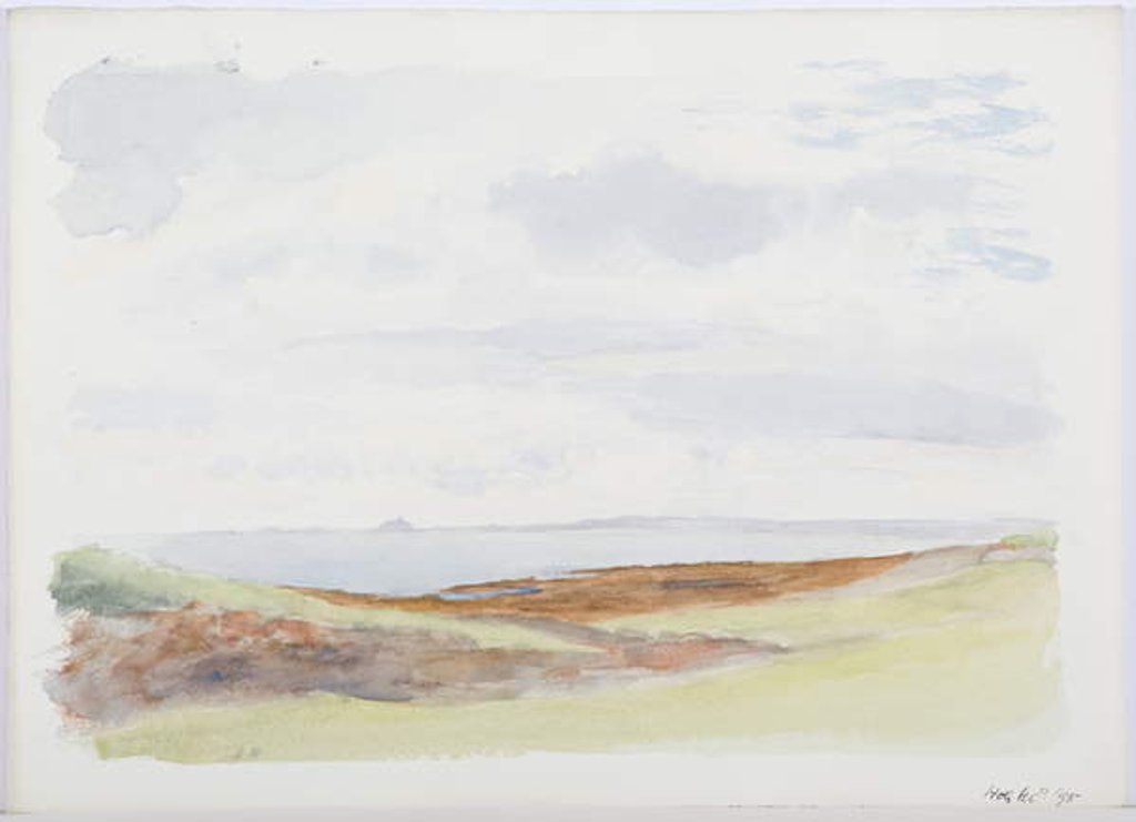 Detail of Holy Island, 1895 by Daniel Oliver