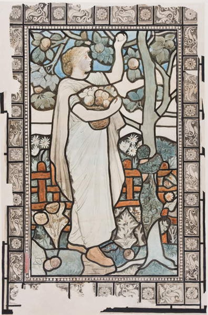 Detail of Eve, Cartoon for a Stained Glass Window by Thomas Ralph Spence