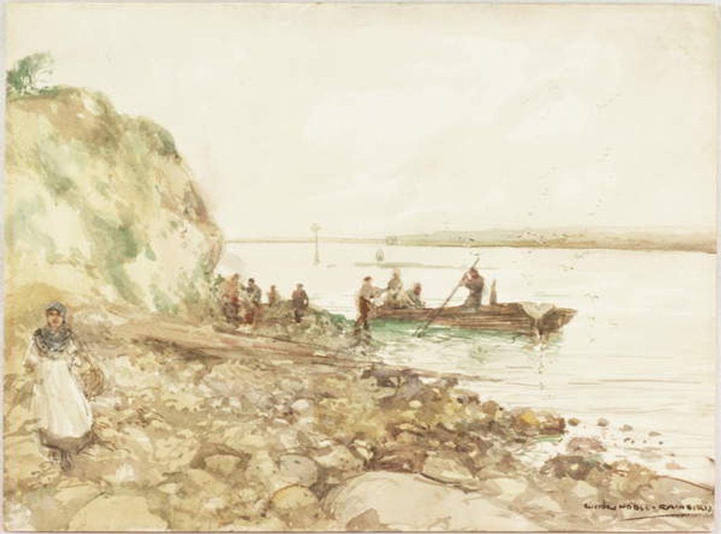 Detail of Fishing Coble by Victor Noble Rainbird