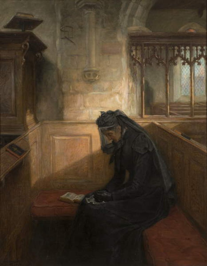 Detail of The Widow, 1899 by Ralph Hedley