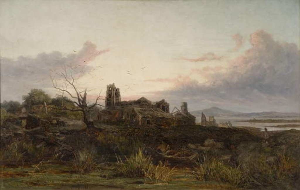 Detail of The Deserted Village by James Holland