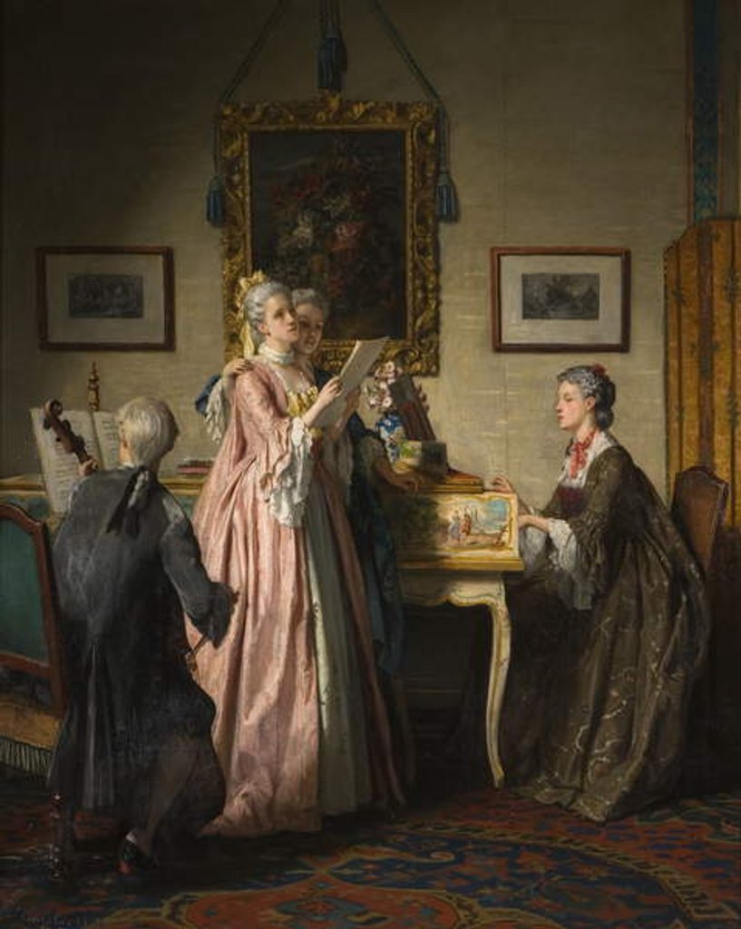 Detail of Harmony, 1879 by Jean Carolus