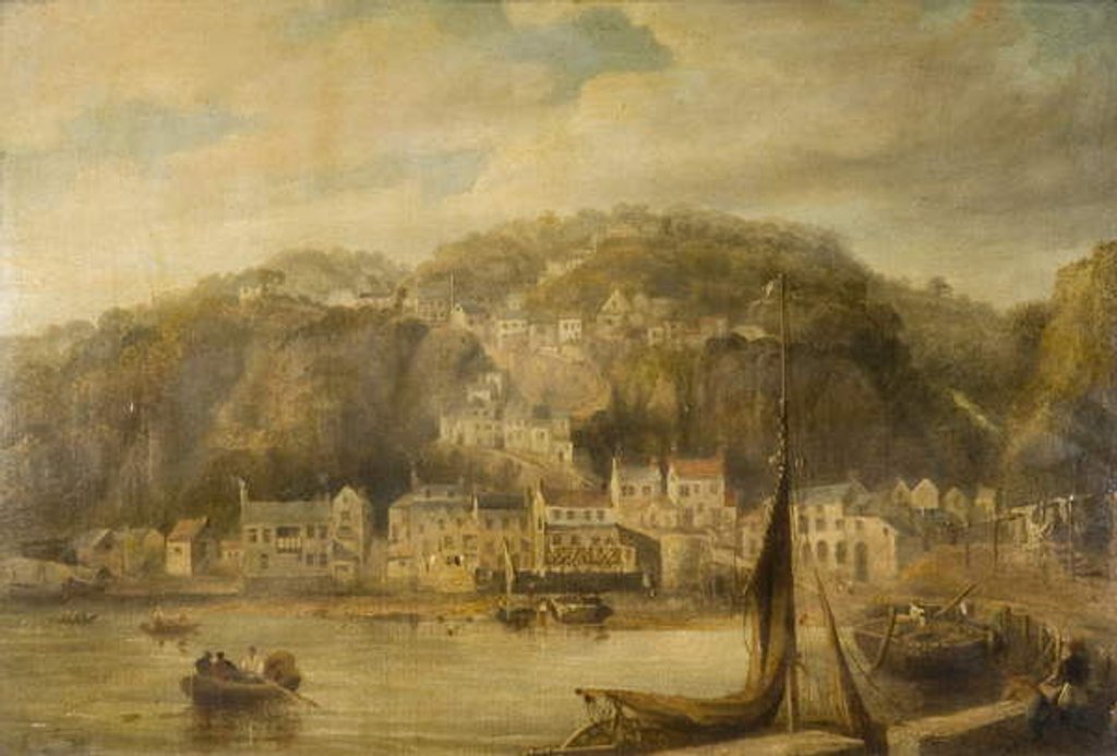 Detail of Clovelly, North Devon by English School