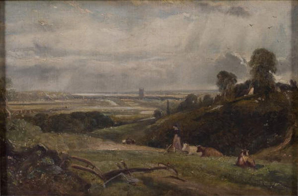 Detail of Dedham Vale, Suffolk by John Dean Paul