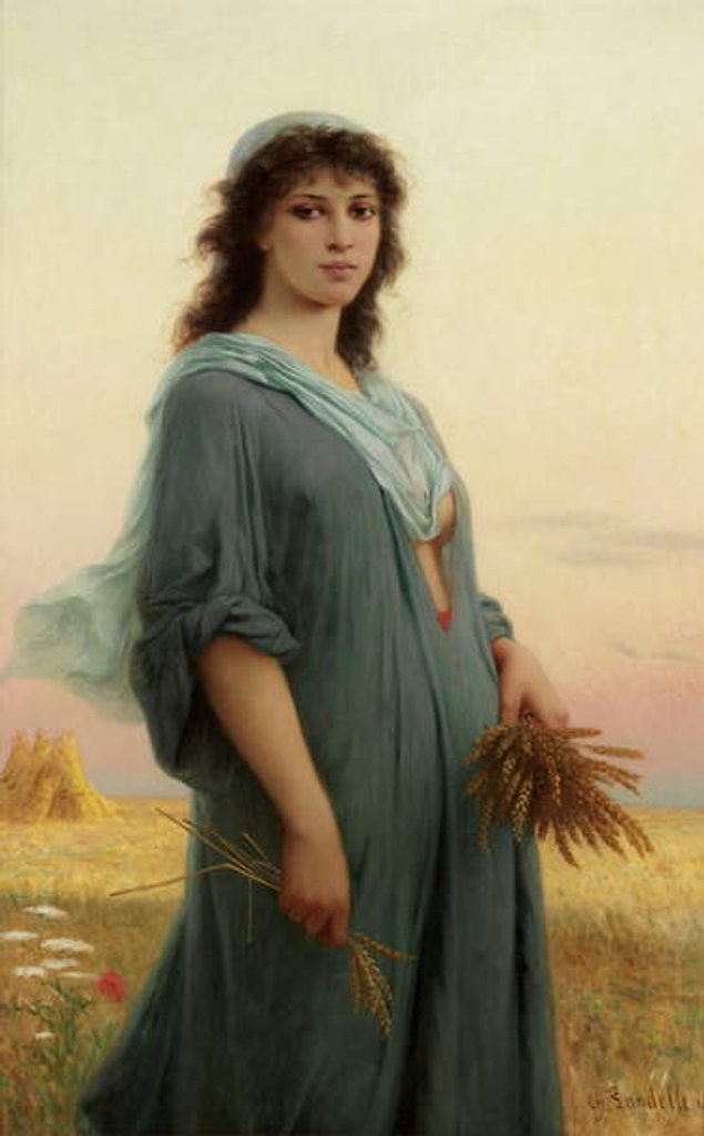 Detail of Ruth, 1886 by Charles Landelle