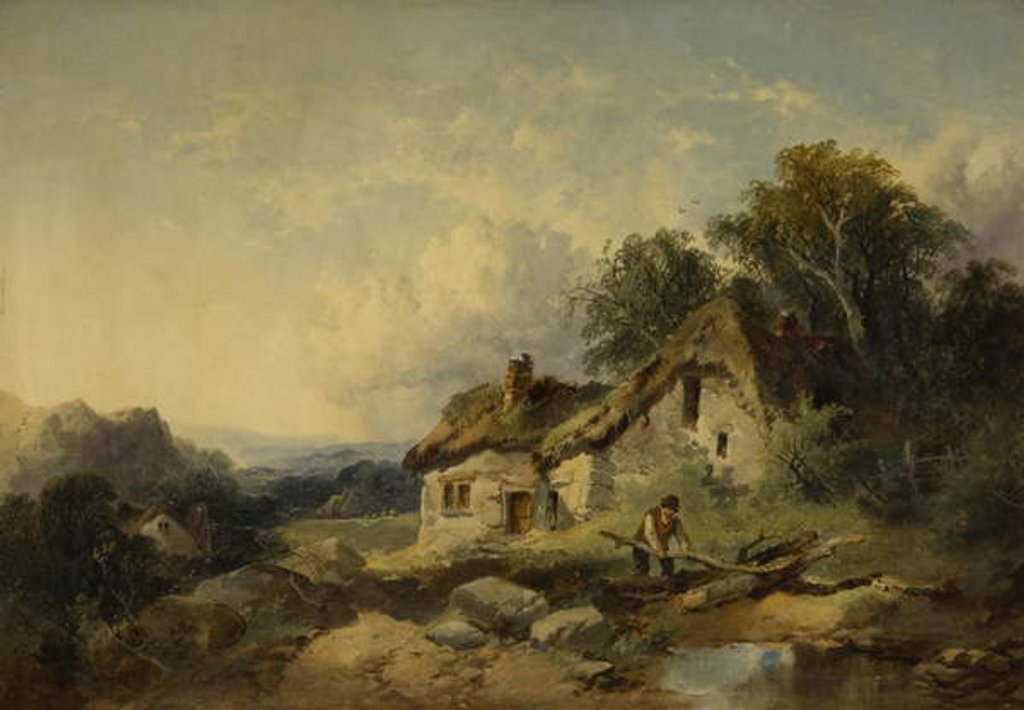 Detail of Near Hailsham, Sussex, 1859 by Joseph Horlor