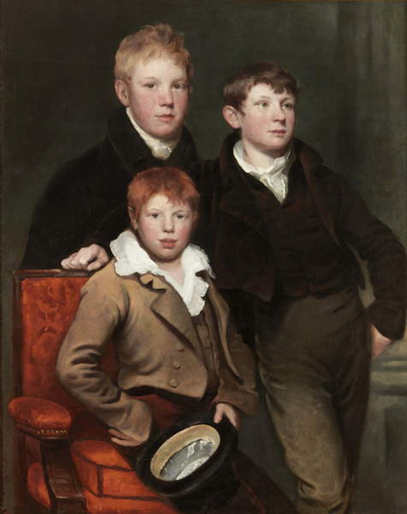 Detail of The Three Brothers, the Sons of Thomas Dallas by George Watson