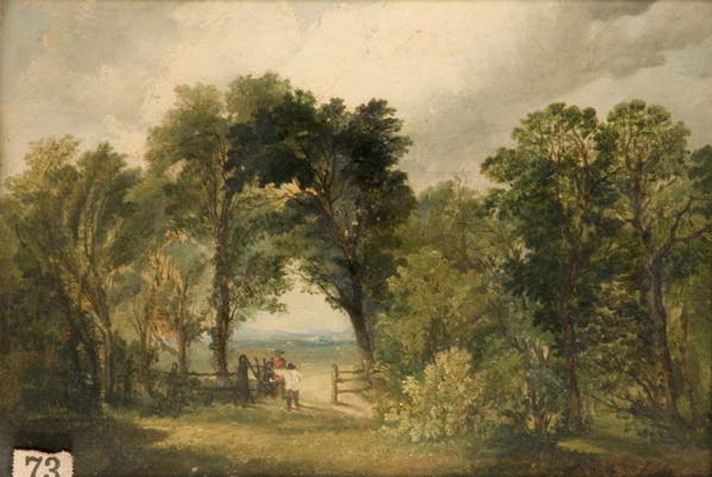 Detail of A Woodland Glade by Edward Calvert