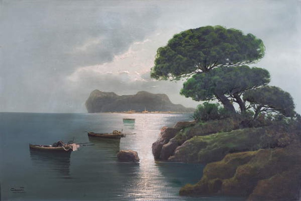 Detail of Seascape by School Italian