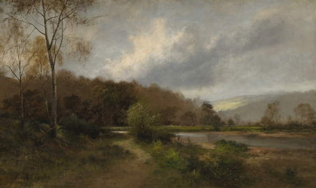 Detail of The Derwent near Lintz Green by Frank Thomas Carter