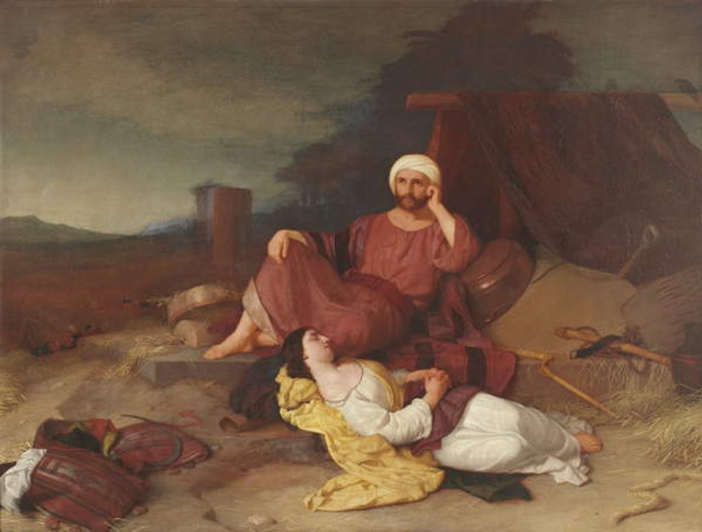 Detail of Boaz and Ruth, c.1853 by Charles Lock Eastlake