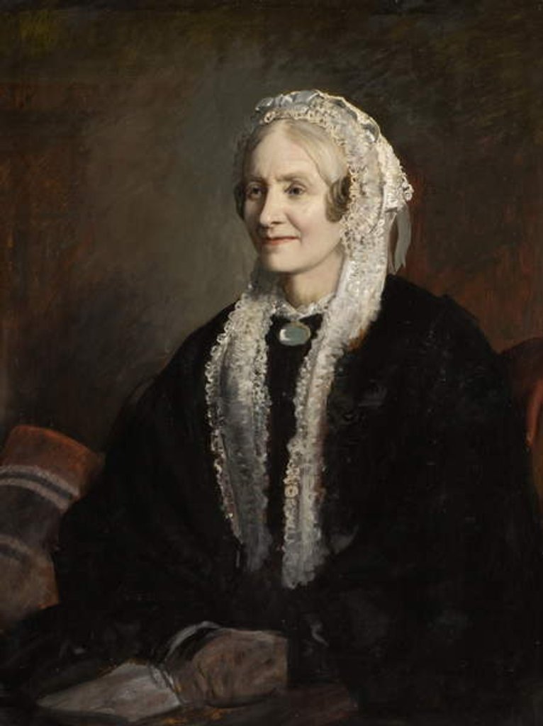 Detail of Portrait of Mrs John Swan by English School