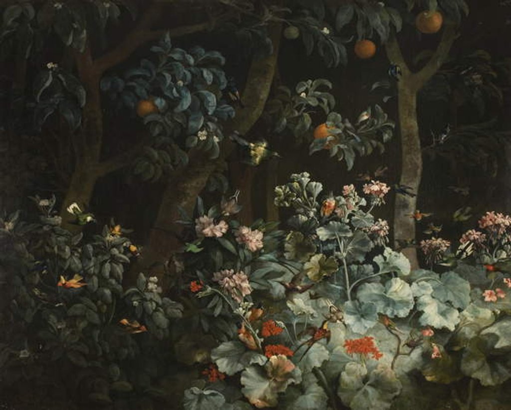 Detail of Foliage, Flowers and Birds, 1796 by Philip Reinagle