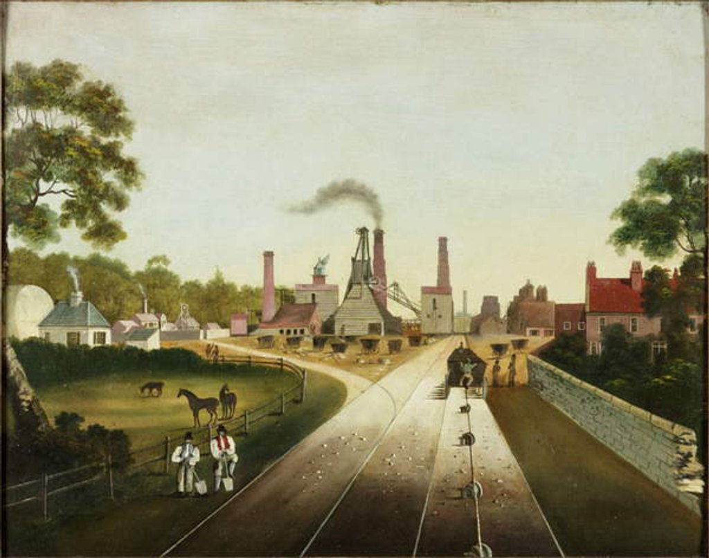 Detail of A Pit, Backworth by English School