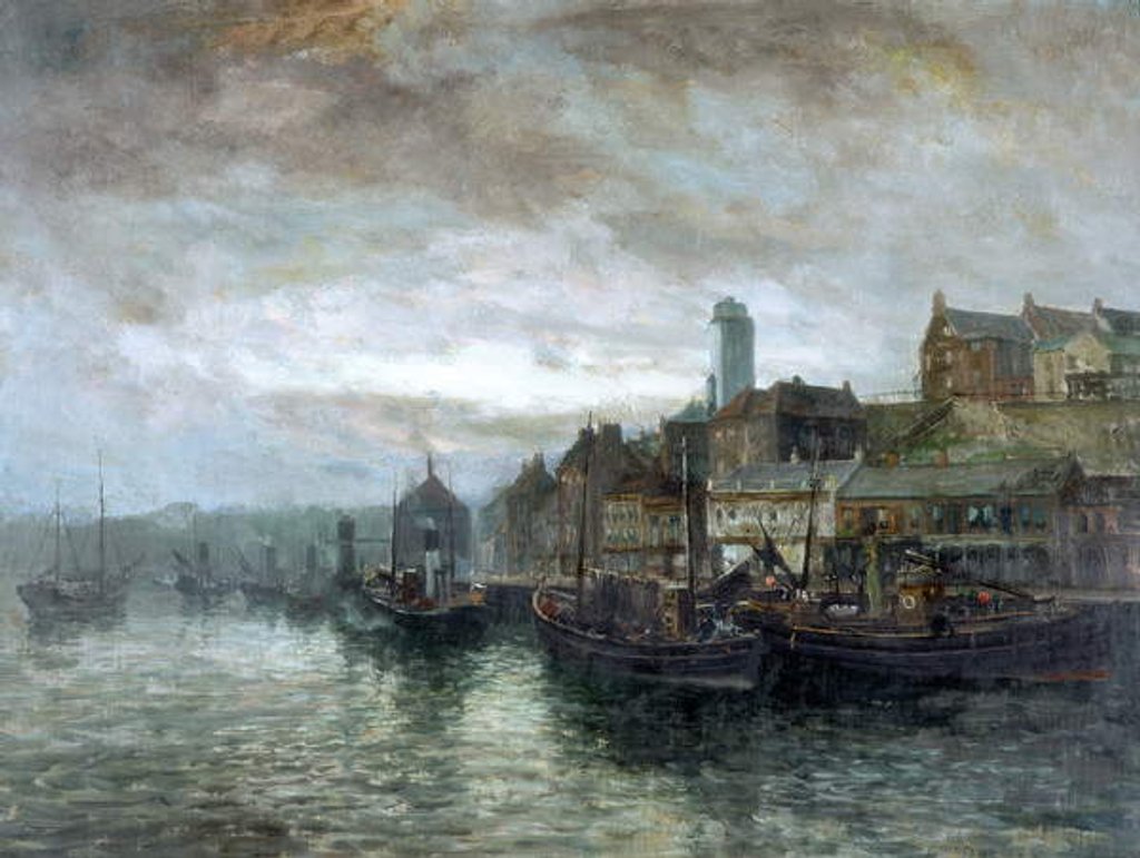 Detail of Quayside at North Shields, c.1890-1910 by John Falconar Slater