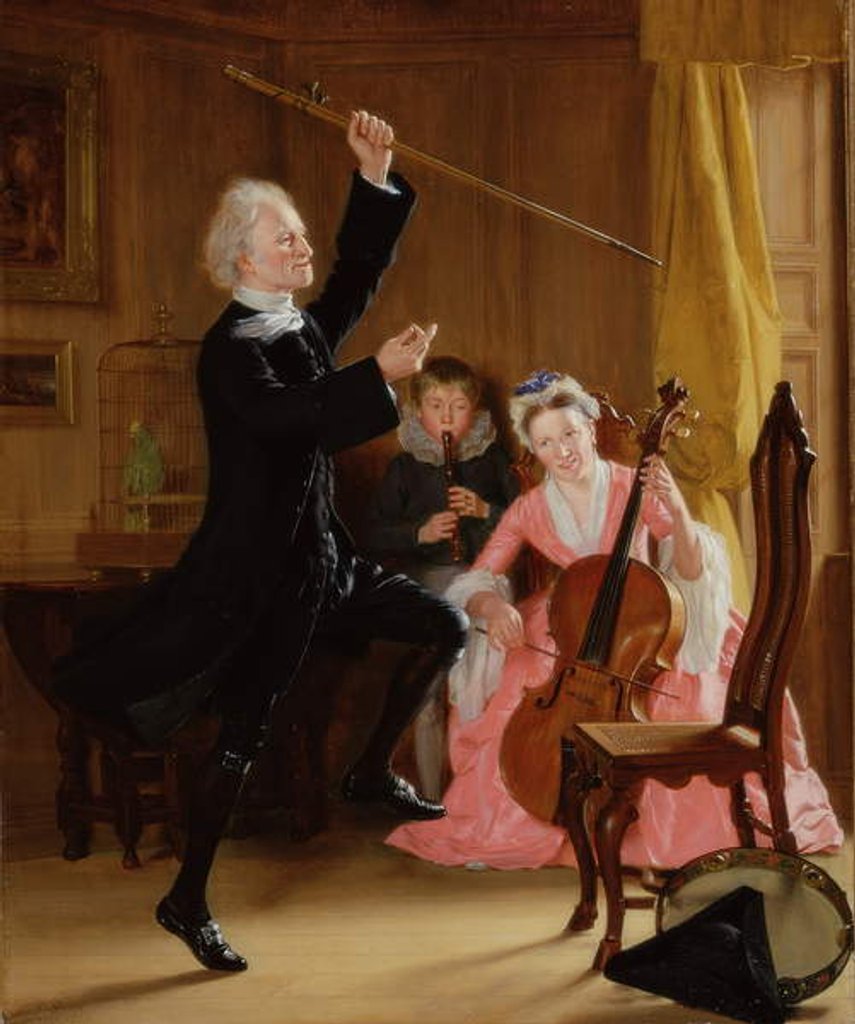 Detail of The Power of Music, 1823 by Thomas Sword Good