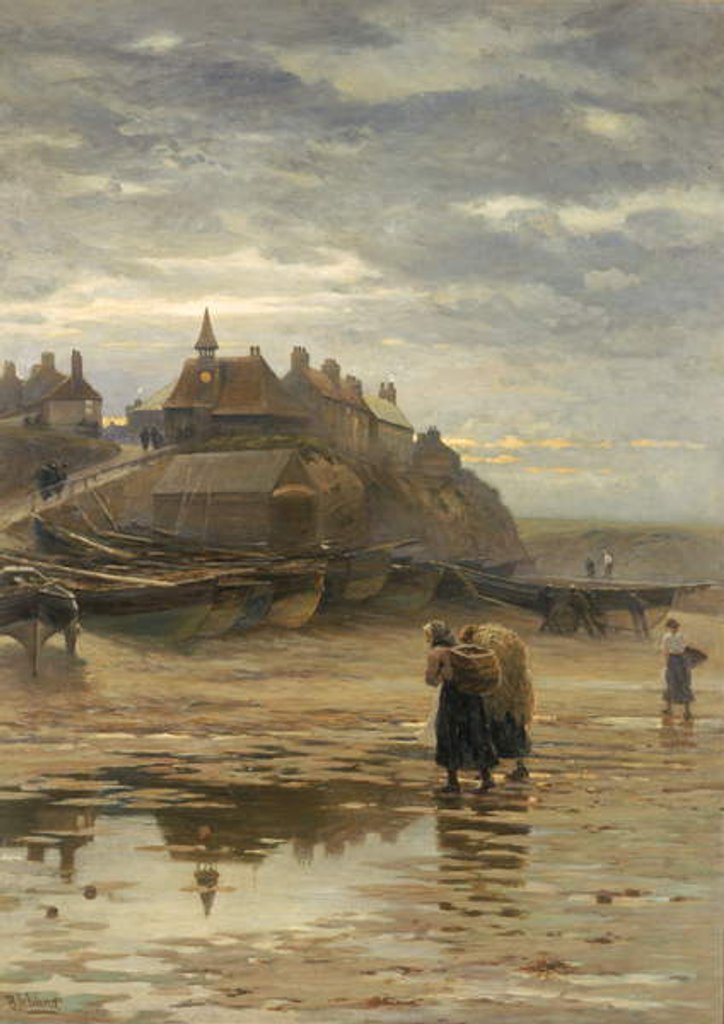 Detail of Darkness Falls from the Wings of Night, 1886 by Robert Jobling