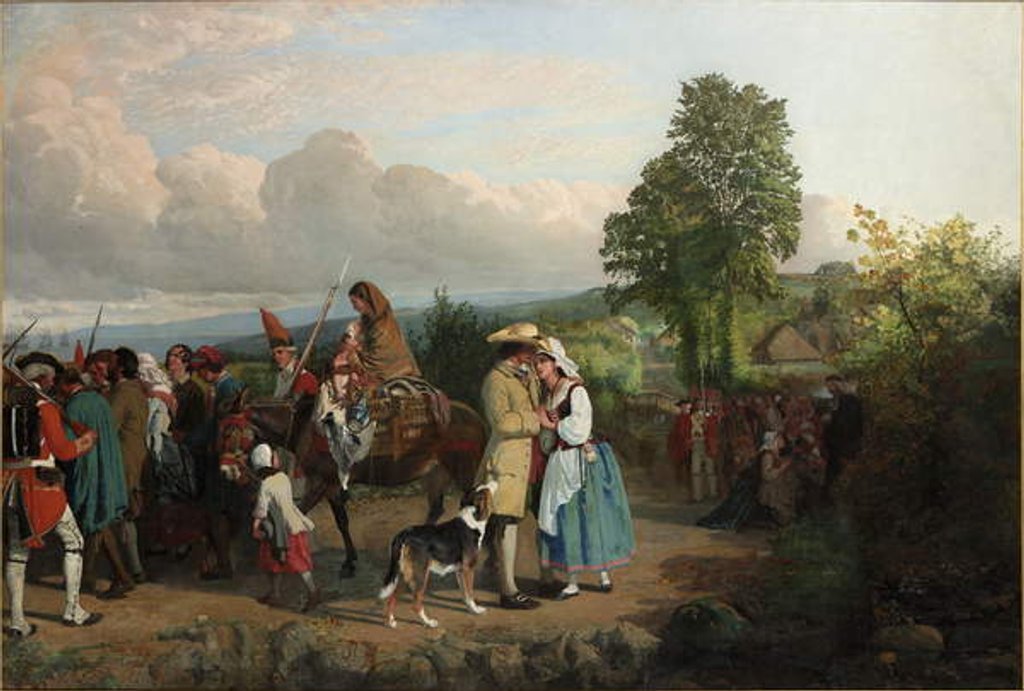 Detail of Evangeline, 1858 by Henry Hetherington Emmerson