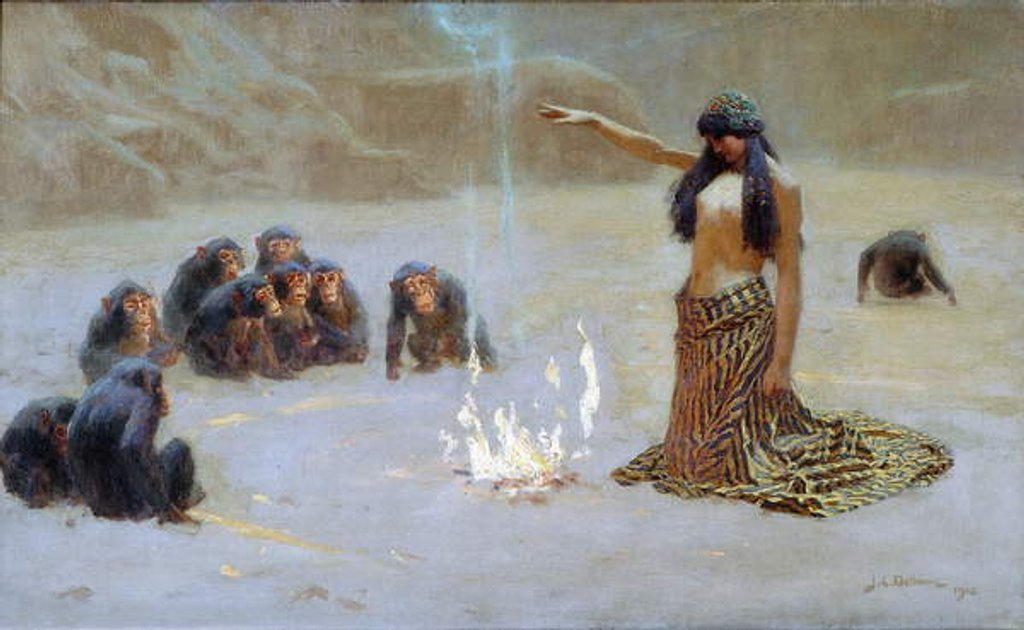 Detail of Study for 'The Unknown', 1912 by John Charles Dollman