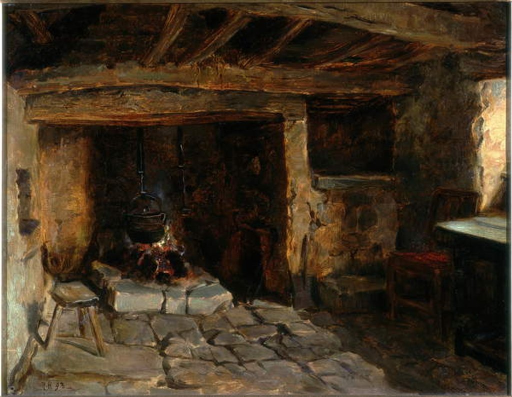 Detail of The Old Kitchen, 1893 by Ralph Hedley