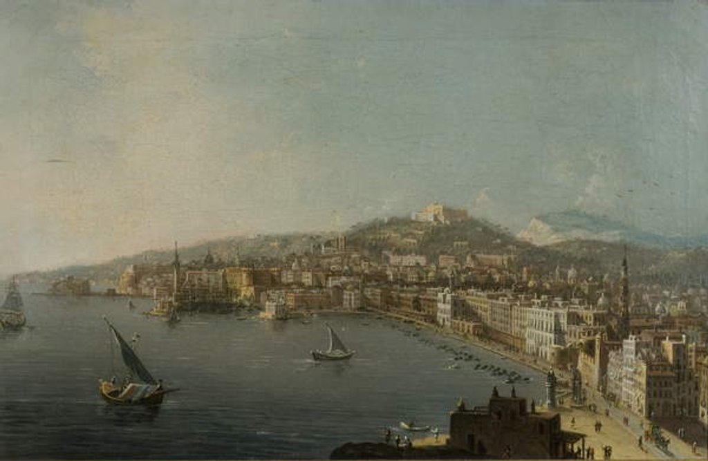 Detail of Naples by Pietro Antoniani