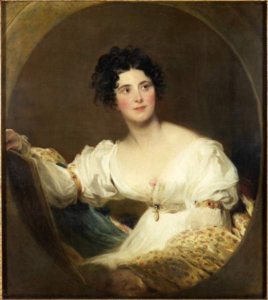Detail of Mrs Littleton, c.1822 by Thomas Lawrence