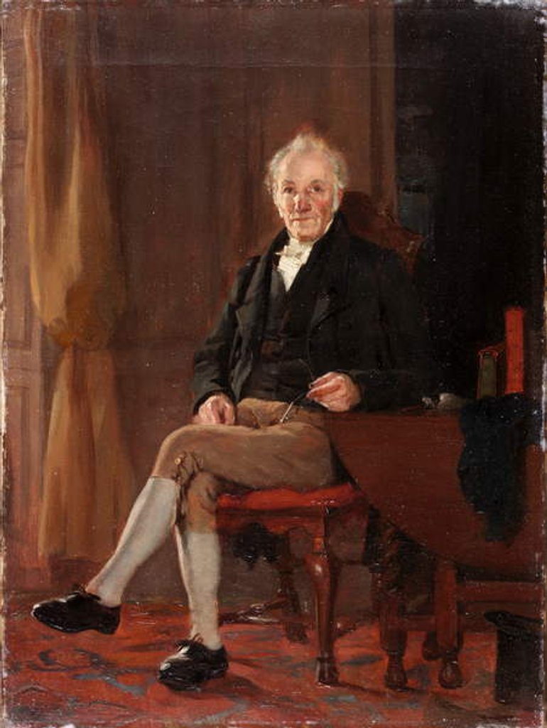 Detail of Thomas Bewick, 1884 by James Guthrie