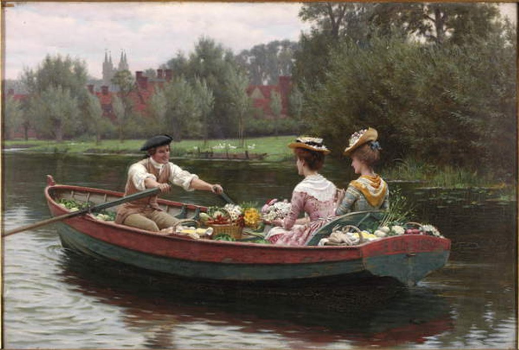 Detail of Market Day, 1900 by Edmund Blair Leighton