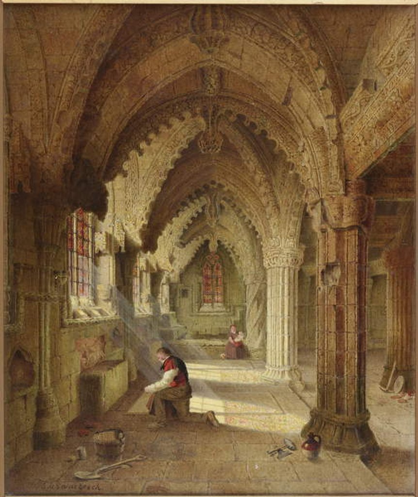 Detail of Rosslyn Chapel, c.1852 by Samuel Dukinfield Swarbreck