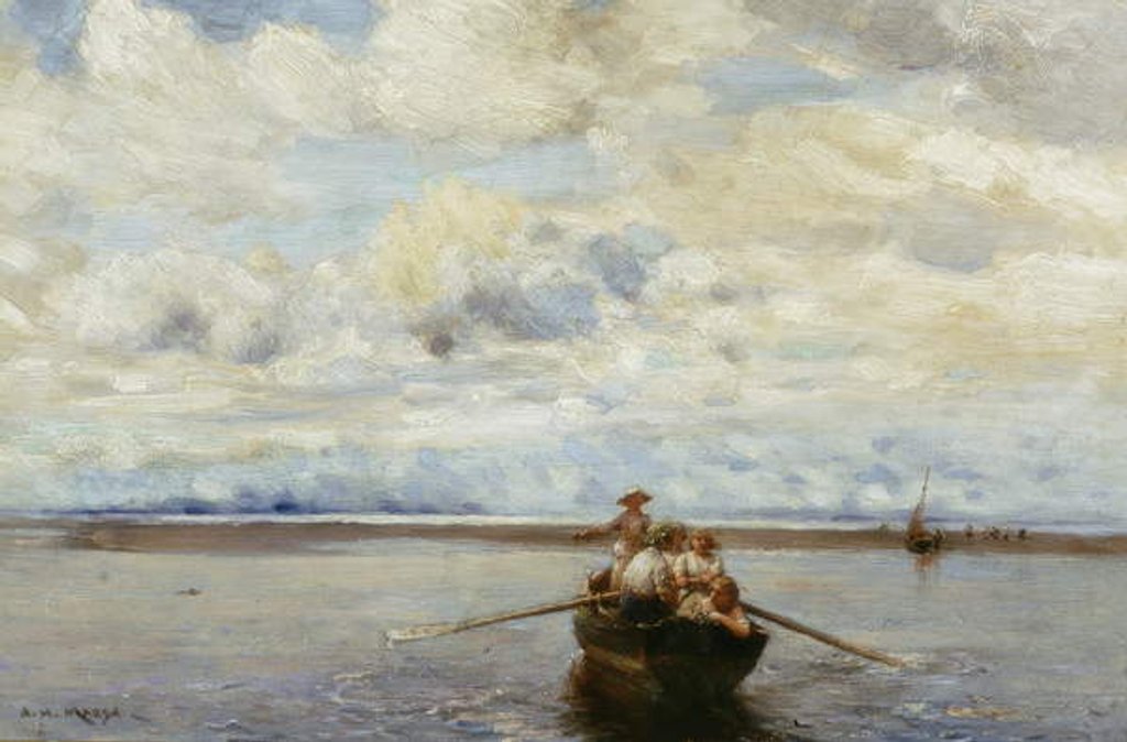 Detail of Cockle Gatherers, 1885 by Arthur Hardwick Marsh