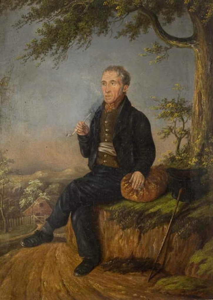 Detail of Portrait of James Howe by Ralph Howe