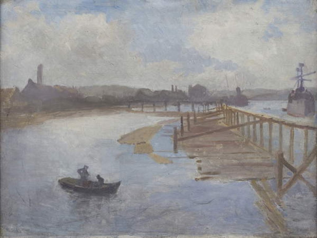 Detail of Jarrow Slake by Richard George Hatton