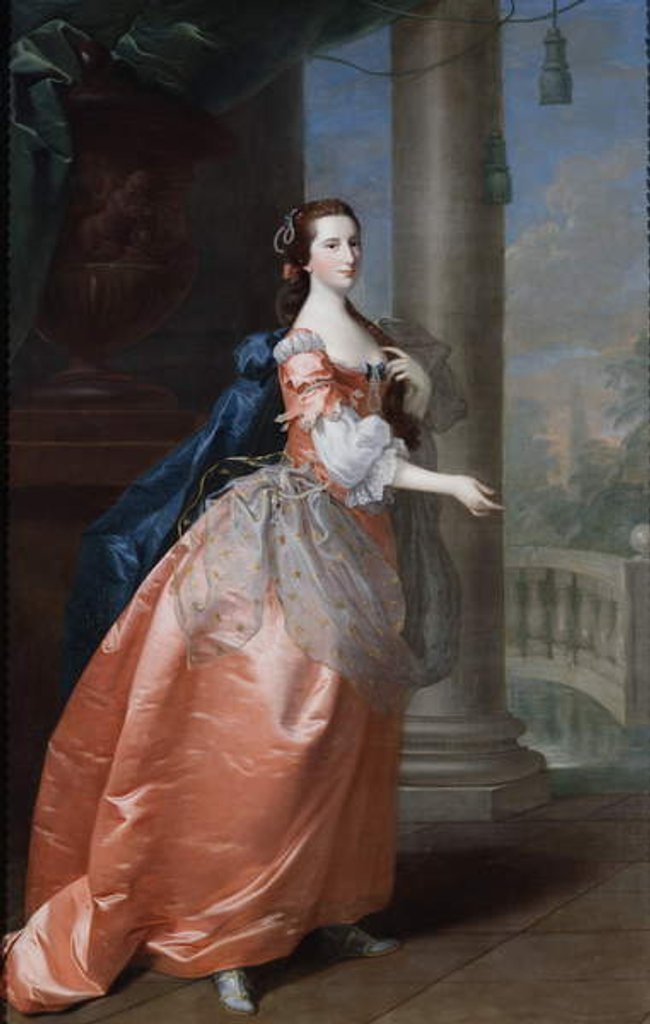 Detail of Anne, Countess of Northampton, c.1759-60 by Thomas Hudson