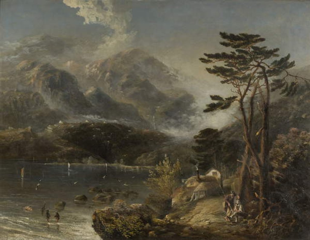 Detail of Loch Arrochar by John Greville Fennell