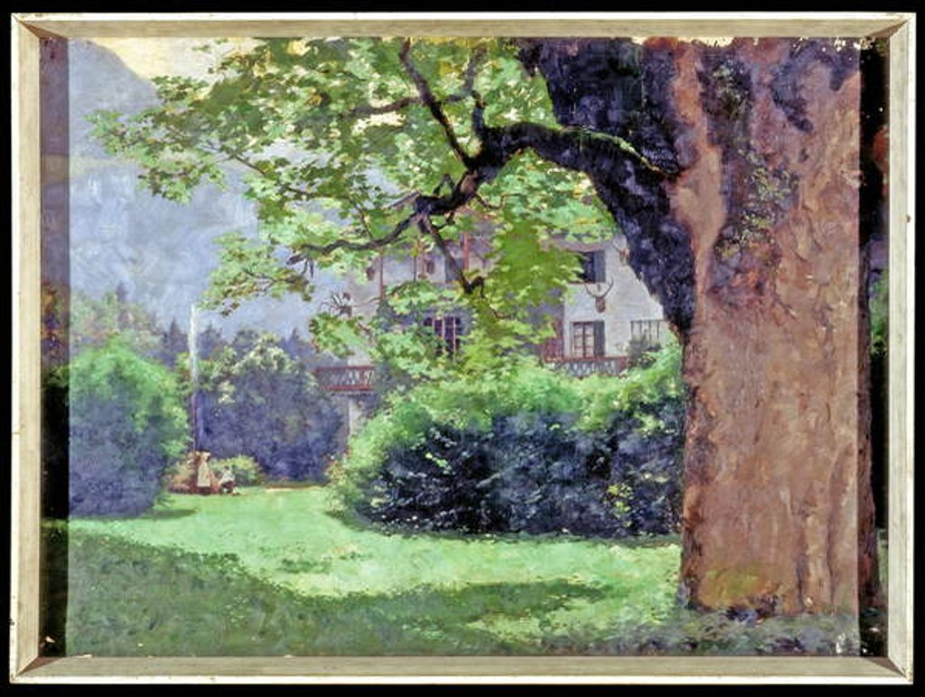 Detail of Garden Scene by Henry Straker