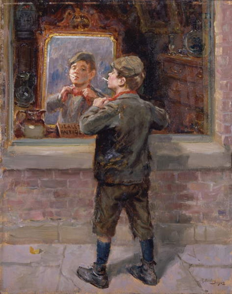 Detail of The Old Curiosity Shop, 1909 by Ralph Hedley